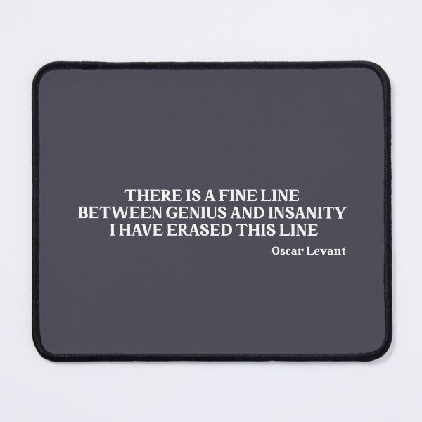 Item preview, Oscar Levant quote, white designed and sold by perezzzoso.