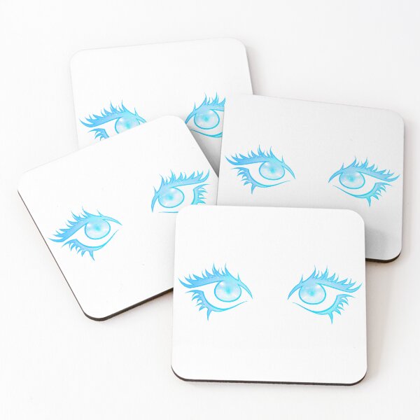 Item preview, Sparkle Eyes - Blue designed and sold by thecookierhino.