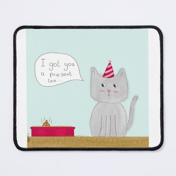 Item preview, "I got you a present too" cat funny designed and sold by Charlotsart .