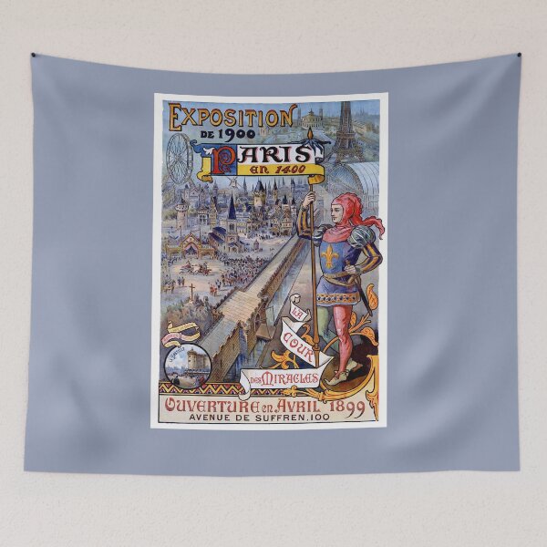 Item preview, PARIS : Vintage 1900 Exposition Advertising Print designed and sold by posterbobs.