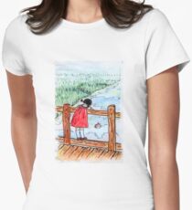 Saying goodbye Women's Fitted T-Shirt