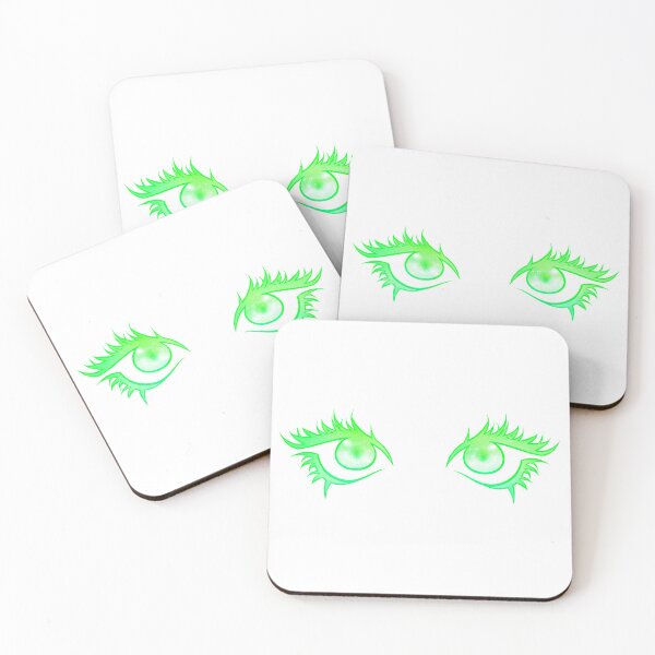 Item preview, Sparkle Eyes - Green designed and sold by thecookierhino.