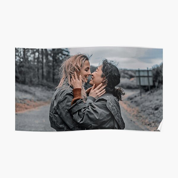 Killing Eve Kiss Scene Villaneve Poster