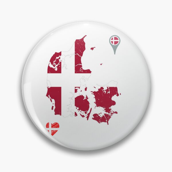 Item preview, Denmark Flag Map designed and sold by Tienda-Vane.