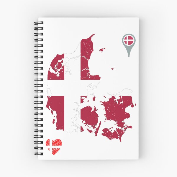 Item preview, Denmark Flag Map designed and sold by Tienda-Vane.
