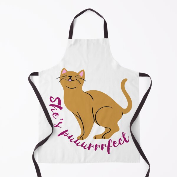 Item preview, She's Purrfect - brown orange cute cat designed and sold by priyankajustine.