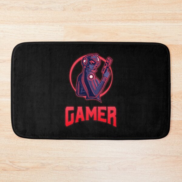 Item preview, Gamer with Glowing Futuristic Character designed and sold by PRIVARSHU.