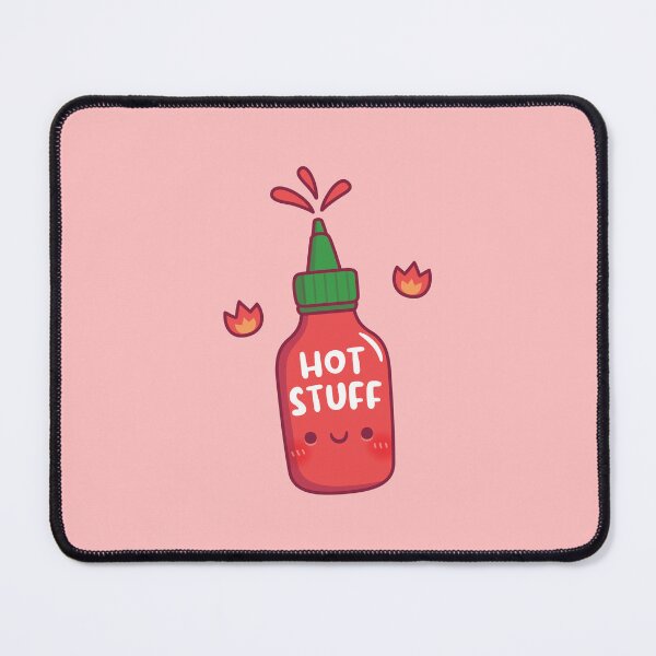 Item preview, Cute Hot Stuff Spicy Chili Sauce Bottle designed and sold by rustydoodle.