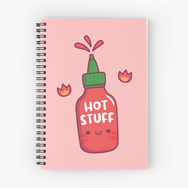 Item preview, Cute Hot Stuff Spicy Chili Sauce Bottle designed and sold by rustydoodle.