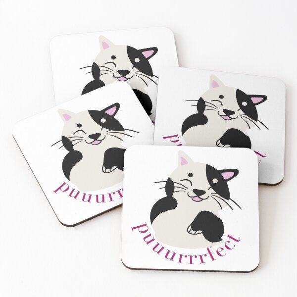 Item preview, Purrfect - happy cute cat designed and sold by priyankajustine.