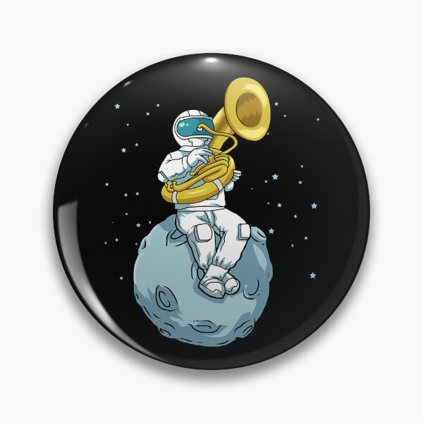Item preview, Sousaphone Marching Band Funny Astronaut Tuba Player designed and sold by ibarrbeat.