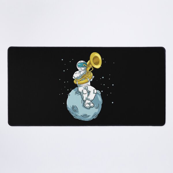 Item preview, Sousaphone Marching Band Funny Astronaut Tuba Player designed and sold by ibarrbeat.