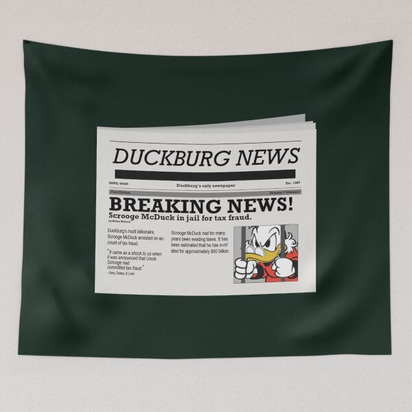 Item preview, Scrooge McDuck - Fraude fiscale  classique designed and sold by BaeRozinaJames.