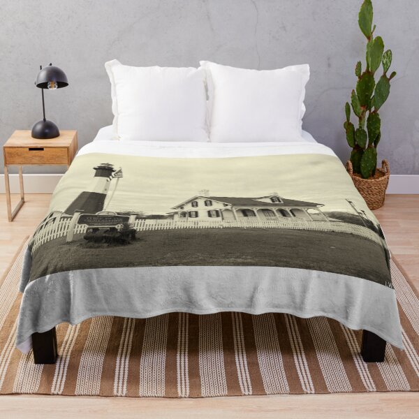Item preview, Historic Tybee Island Lighthouse Station Black And White designed and sold by LisaWootenPhoto.