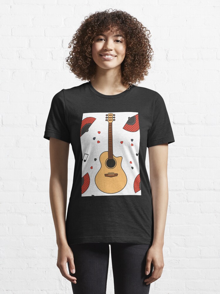 Guitare Flamenco Amante Camiseta cl sica Essential T Shirt