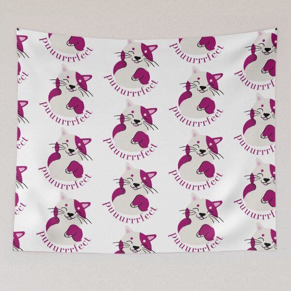 Item preview,  Purrfect - happy cute cat designed and sold by priyankajustine.