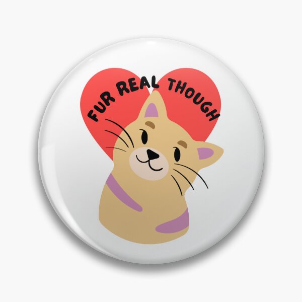 Item preview, Fur Real Though - happy cute cat designed and sold by priyankajustine.