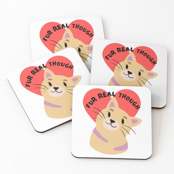 Item preview, Fur Real Though - happy cute cat designed and sold by priyankajustine.