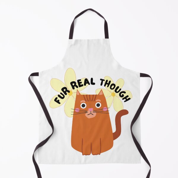 Item preview, Fur Real Though - cute cat with yellow flower designed and sold by priyankajustine.