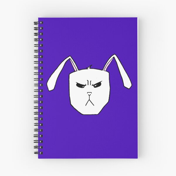 Aperçu de l'œuvre Lapin en colère - Blanc créée et vendue par MDHatch.