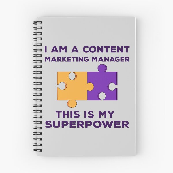 Item preview, I am a content marketing manager this is my superpower, dark text,  funny marketer job superpower, content marketing manager superpower designed and sold by SGS-.