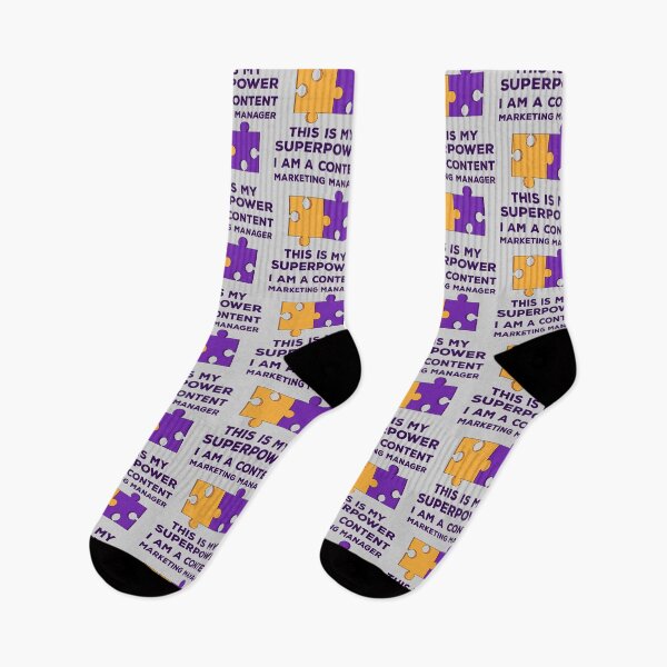 Item preview, I am a content marketing manager this is my superpower, dark text,  funny marketer job superpower, content marketing manager superpower designed and sold by SGS-.