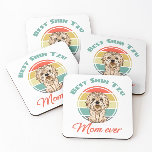 Item preview, Best Shih Tzu mom mama Ever Dog Puppy Lover Cute designed and sold by Meteor77.