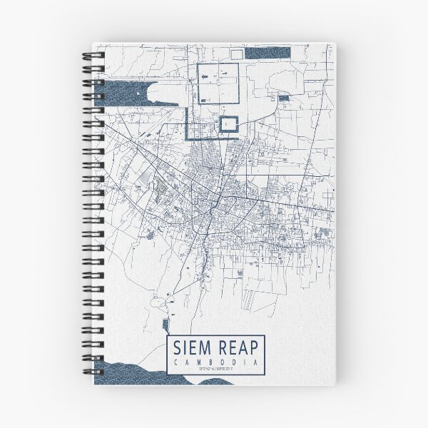 Item preview, Siem Reap City Map of Cambodia - Coastal designed and sold by deMAP.