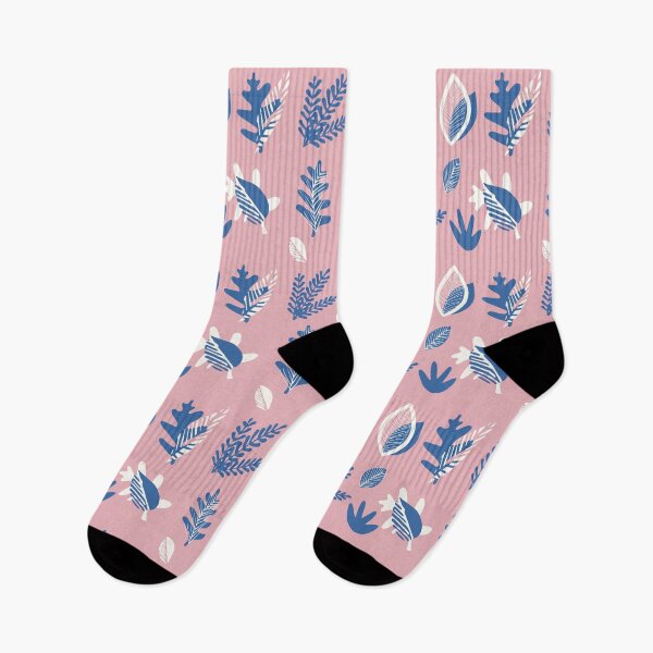 Item preview, Light pink floral leaf pattern  designed and sold by DemonicGloom.