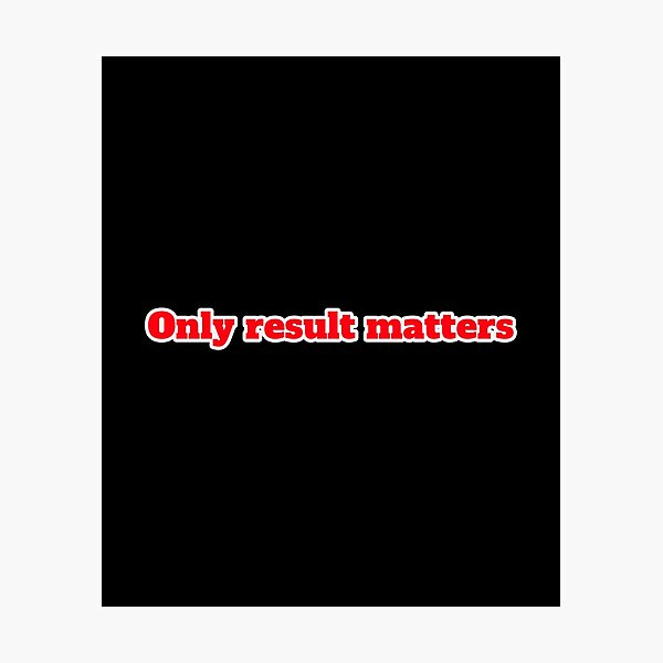 Item preview, only result matters designed and sold by VOOCOLLECTION.