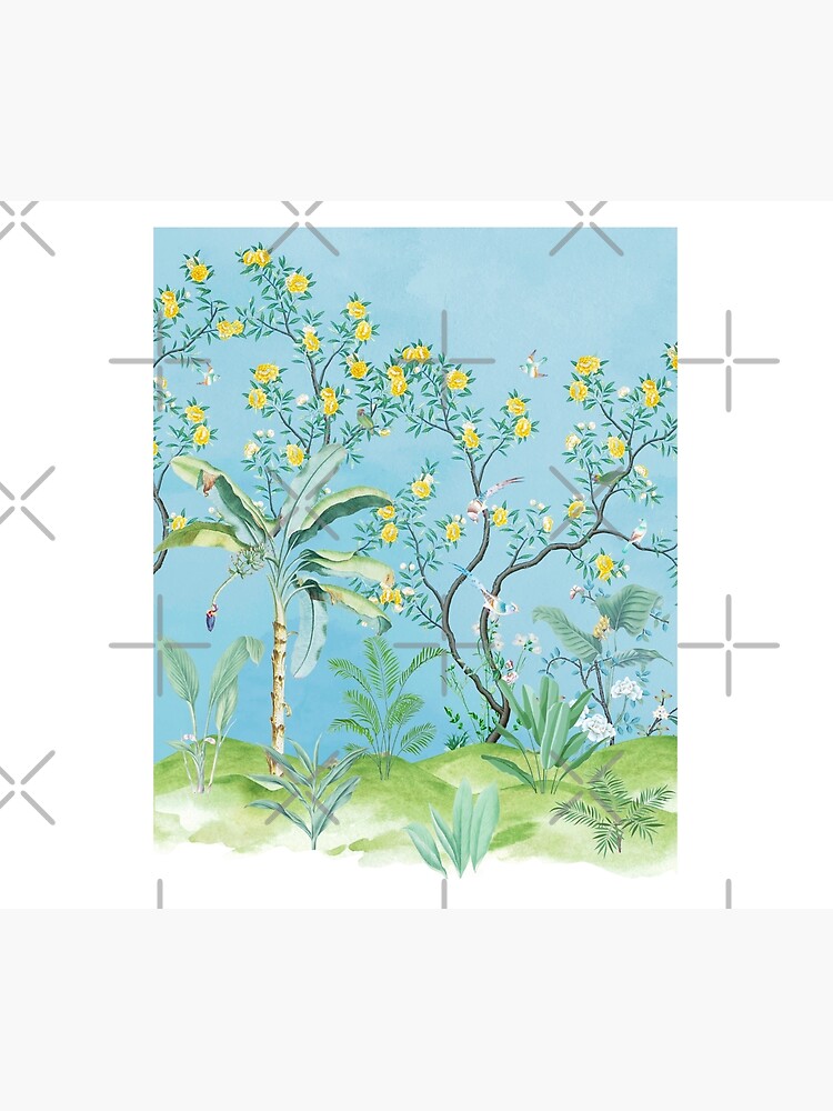 Serenity in Chinoiserie  Duvet Cover
