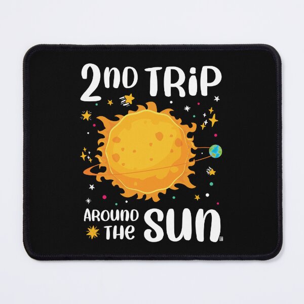 Item preview, Kids 2nd Birthday Shirt, 2nd Trip Around The Sun designed and sold by Uppercase Tees.