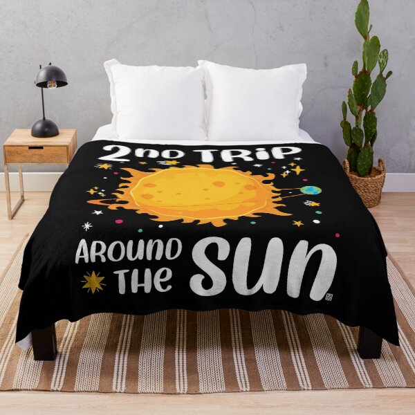 Item preview, Kids 2nd Birthday Shirt, 2nd Trip Around The Sun designed and sold by Uppercase Tees.