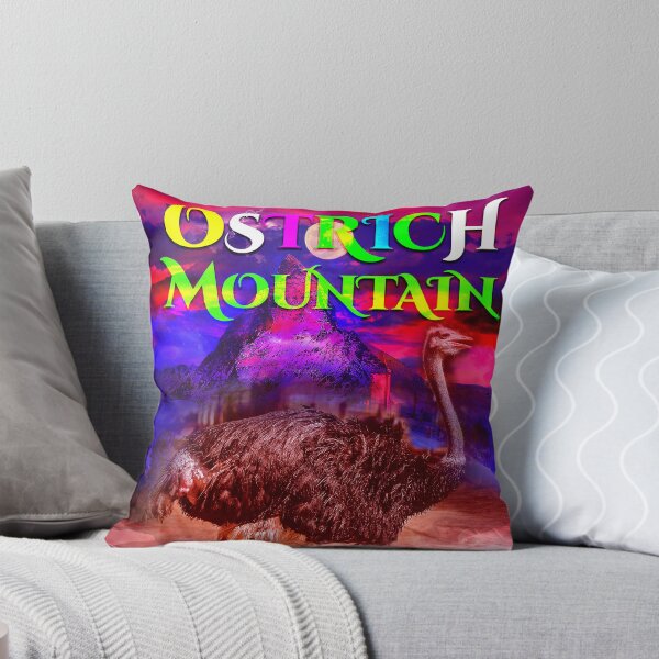 Item preview, Ostrich Mountain - Bird, Mountains, Nature, Animal Kingdom designed and sold by blazegoldburst.