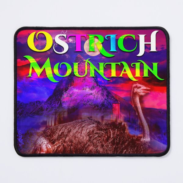 Item preview, Ostrich Mountain - Bird, Mountains, Nature, Animal Kingdom designed and sold by Astral Karma.