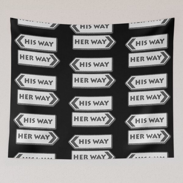 Item preview, His way or her way. designed and sold by 72soul.