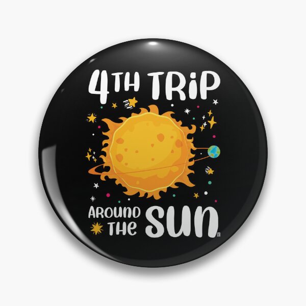 Item preview, Kids 4th Birthday Shirt, 4th  Trip Around The Sun designed and sold by Uppercase Tees.