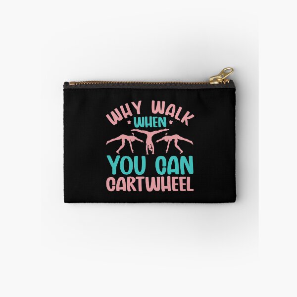 Item preview, Gymnast Girl Funny Why Walk When You Can Cartwheel Tumbling Lover Cute Gift designed and sold by alenaz.