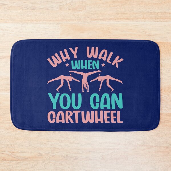 Item preview, Gymnast Girl Funny Why Walk When You Can Cartwheel Tumbling Lover Cute Gift designed and sold by alenaz.