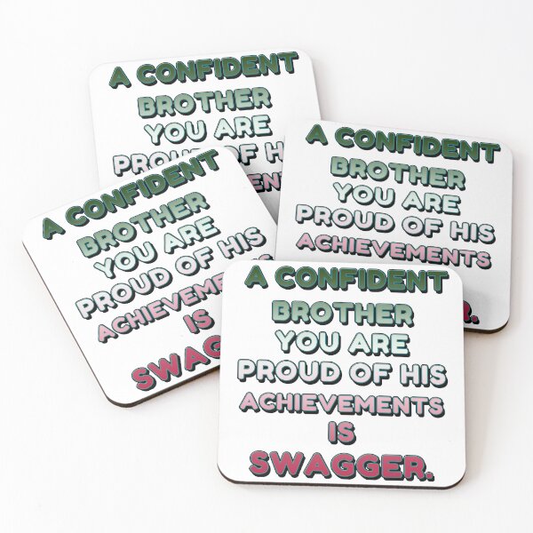 Item preview, I AM PROUD OF MY BROTHER, SWAGGER designed and sold by ILA-DODO.