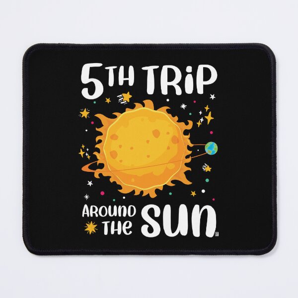 Item preview, Kids 5th Birthday Shirt, 5th Trip Around The Sun designed and sold by Uppercase Tees.