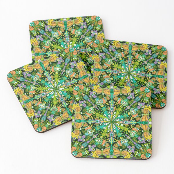 Item preview, Small colonies of the weirdest insects on Earth arranged as colorful mandalas designed and sold by Zoo-co.