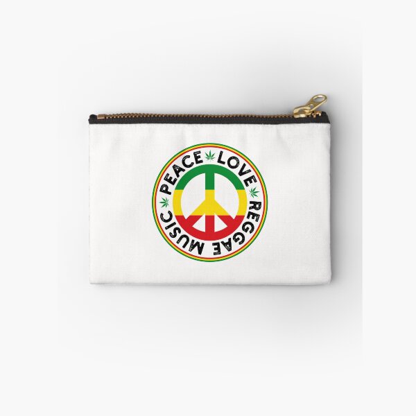 Item preview, Reggae Peace Love Symbol Rasta Flag Colors designed and sold by designandclouds.
