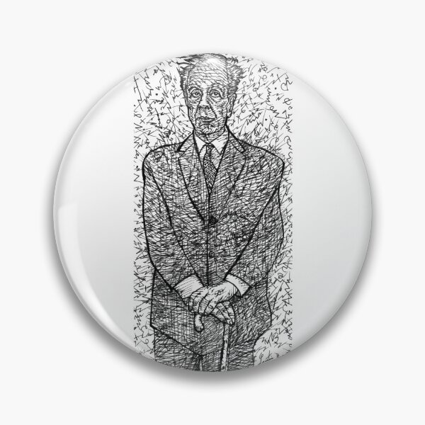 Item preview, BORGES ink portrait .1 designed and sold by lautir.