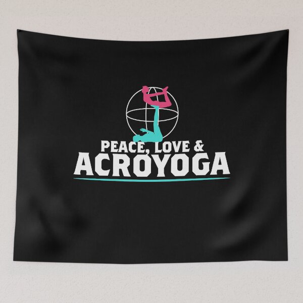 Item preview, Peace Love and Acroyoga designed and sold by MooonTees.