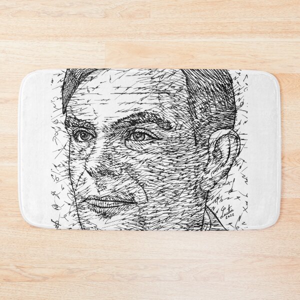 Item preview, ALAN TURING ink portrait .1 designed and sold by lautir.