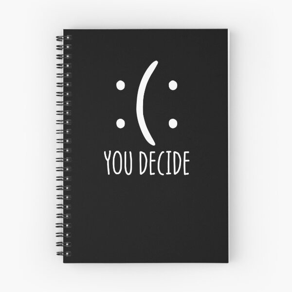 Item preview, You Decide Happy Or Sad Schrodinger's Emoticon Smiley Gear designed and sold by DynamicDesign.