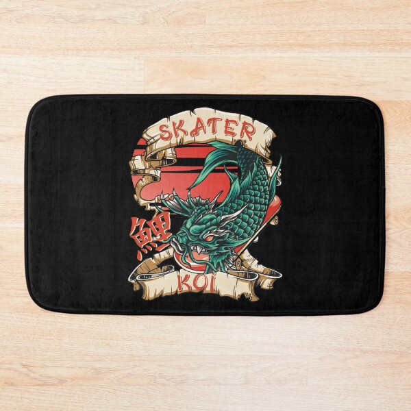 Item preview, Skateboard Skating Skater Koi Japanese designed and sold by OmmeDesigns.