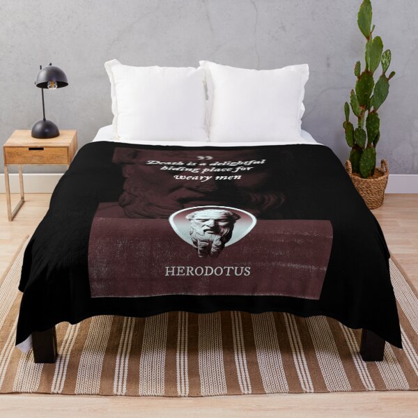 Item preview, Herodotus - Death is a delightful hiding place for weary men designed and sold by Syahrasi.