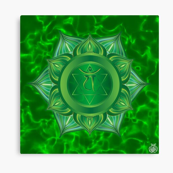 Item preview, Heart Chakra with green flare BG designed and sold by GypsyOwlProduct.